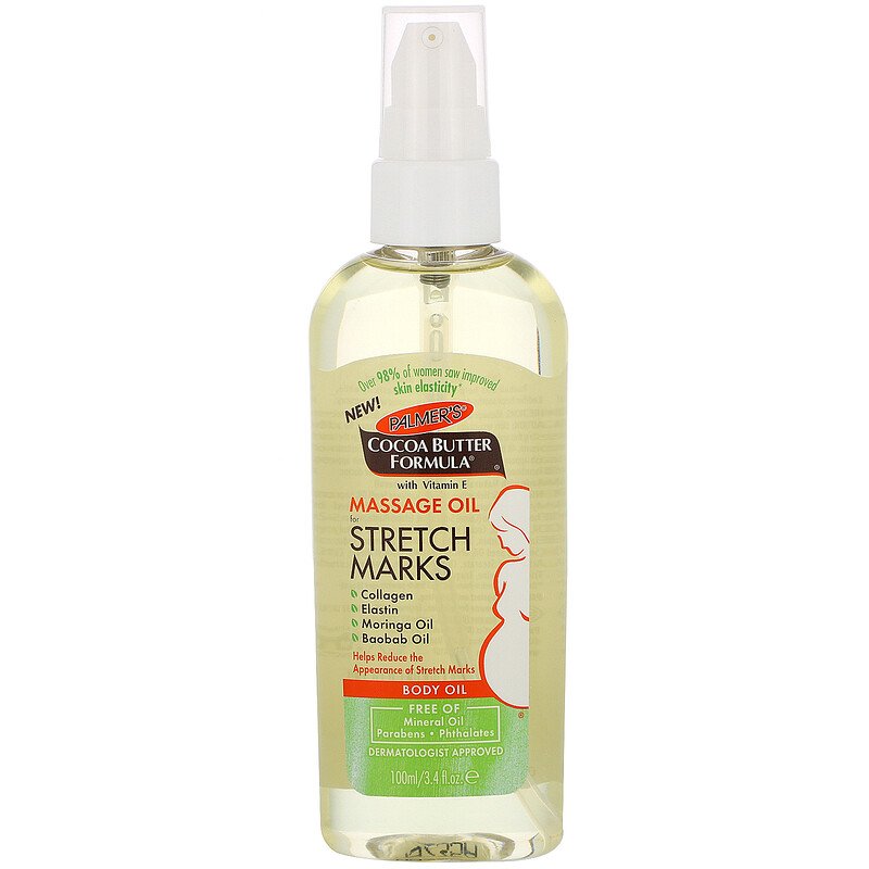 Palmer’s Cocoa Butter Formula, Massage Body Oil for Stretch Marks, 100ml (3.4oz)