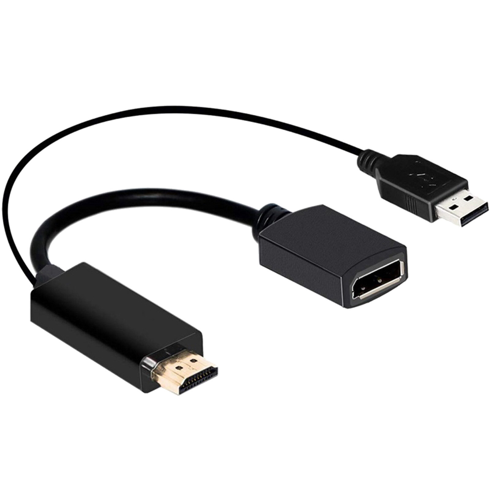 weilang 4K USB Powered HDMI Male to DP Display Port Female Converter Adapter Devices